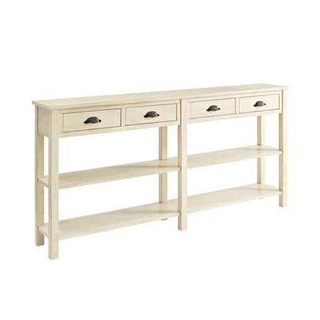 POWELL Powell 149-534 Cream Crackle Console 149-534